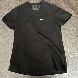 FIGS Scrub Top Women's Catarina One Pocket Black XS